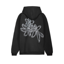 Zip Hoodie Chrome Flower