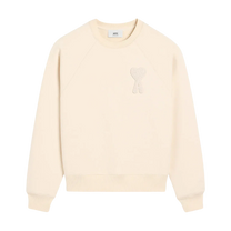 Sweatshirt Ami De Coeur Beige Patch