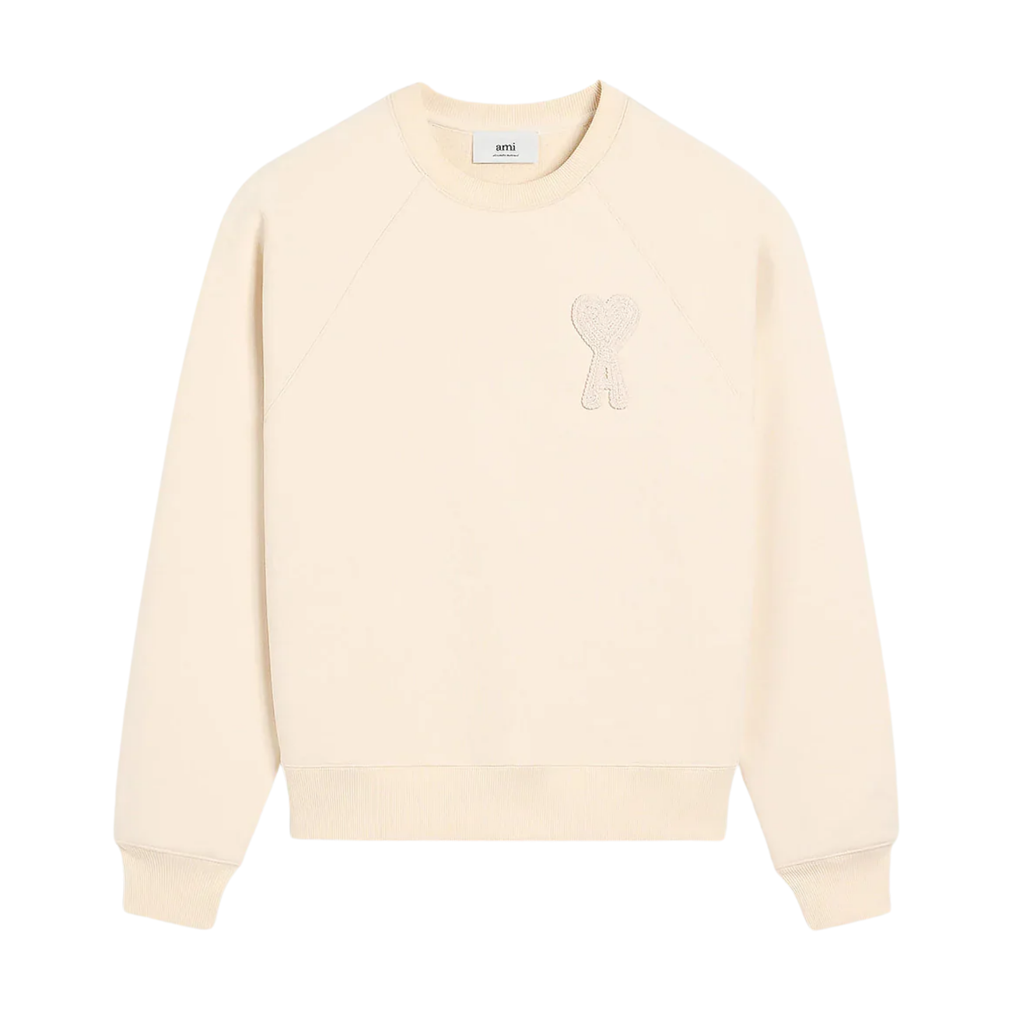 Sweatshirt Ami De Coeur Beige Patch