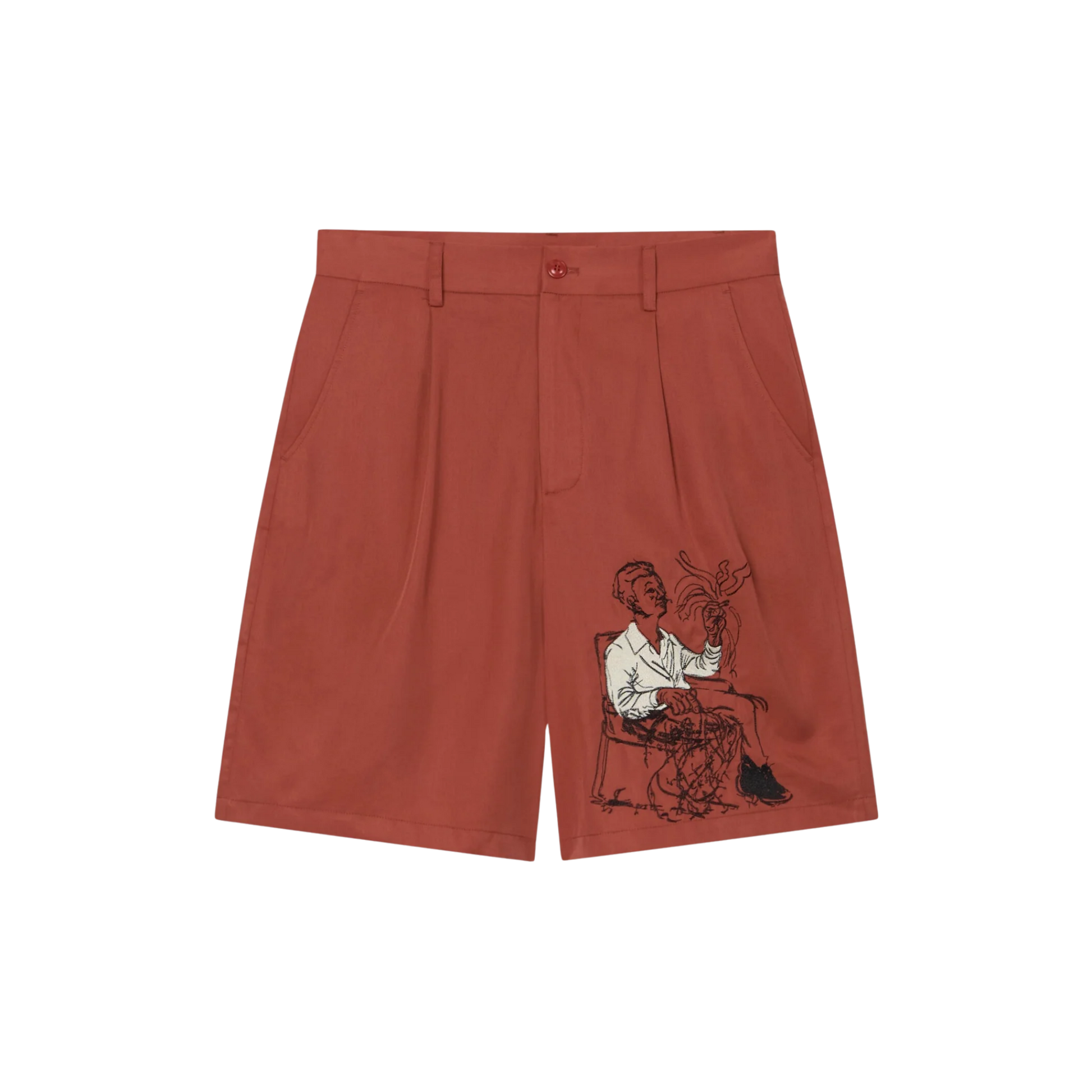 Technicolor Dreams Lycra Bermudas Burgundy