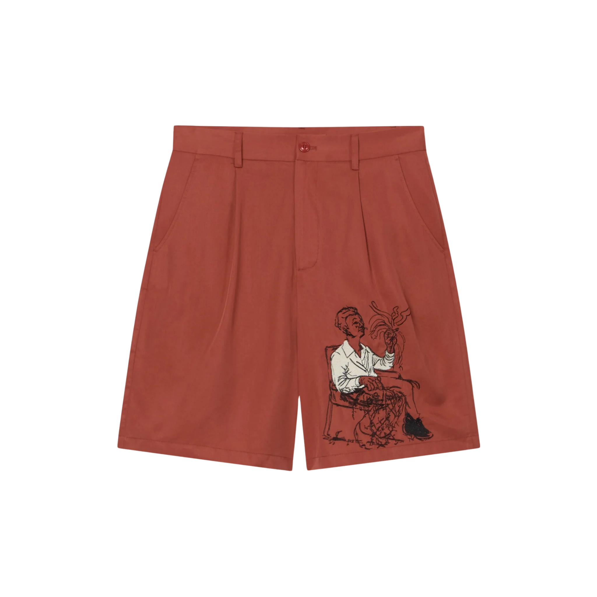 Technicolor Dreams Lycra Bermudas Burgundy