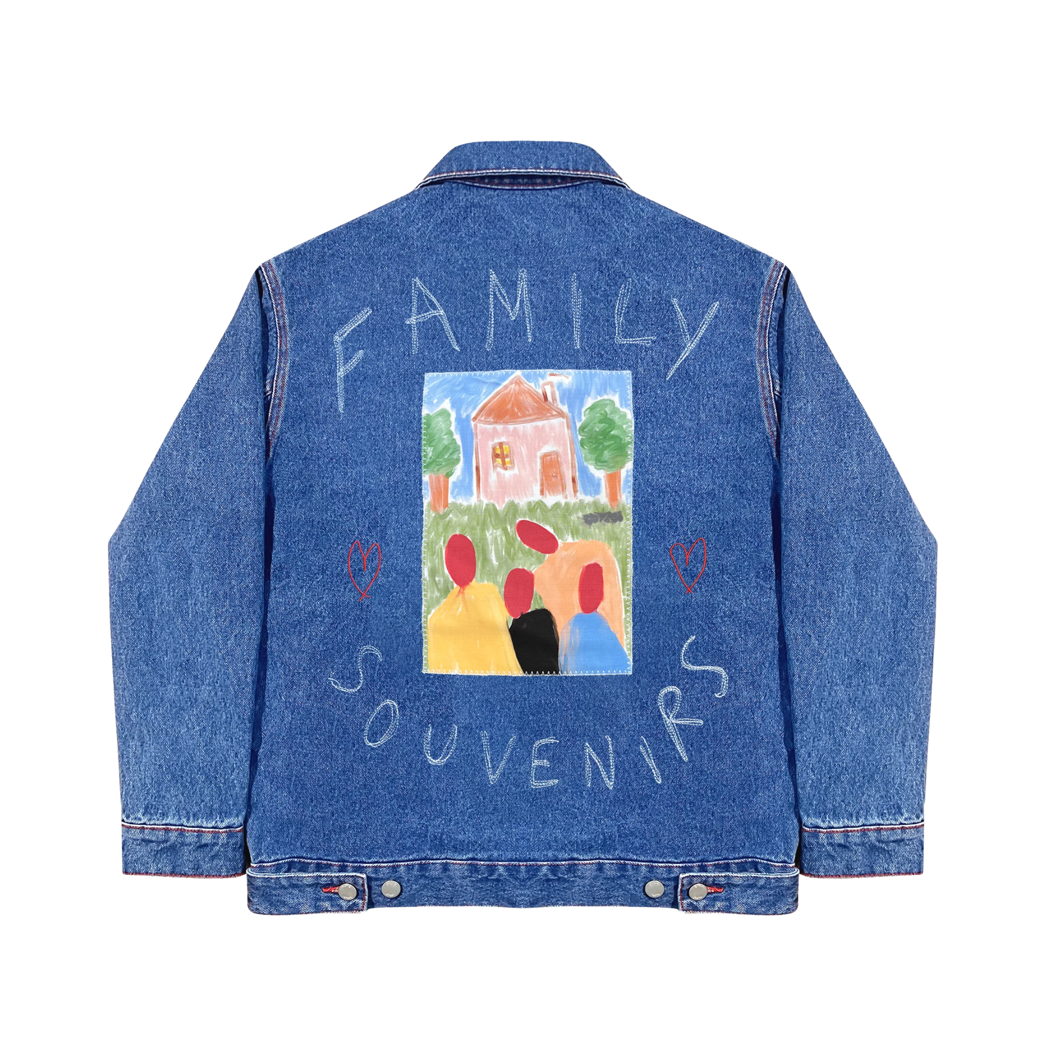 Family Souvenir (Blue) Denim Jacket