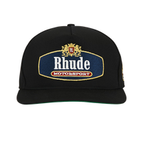 RACING CREST HAT BLACK