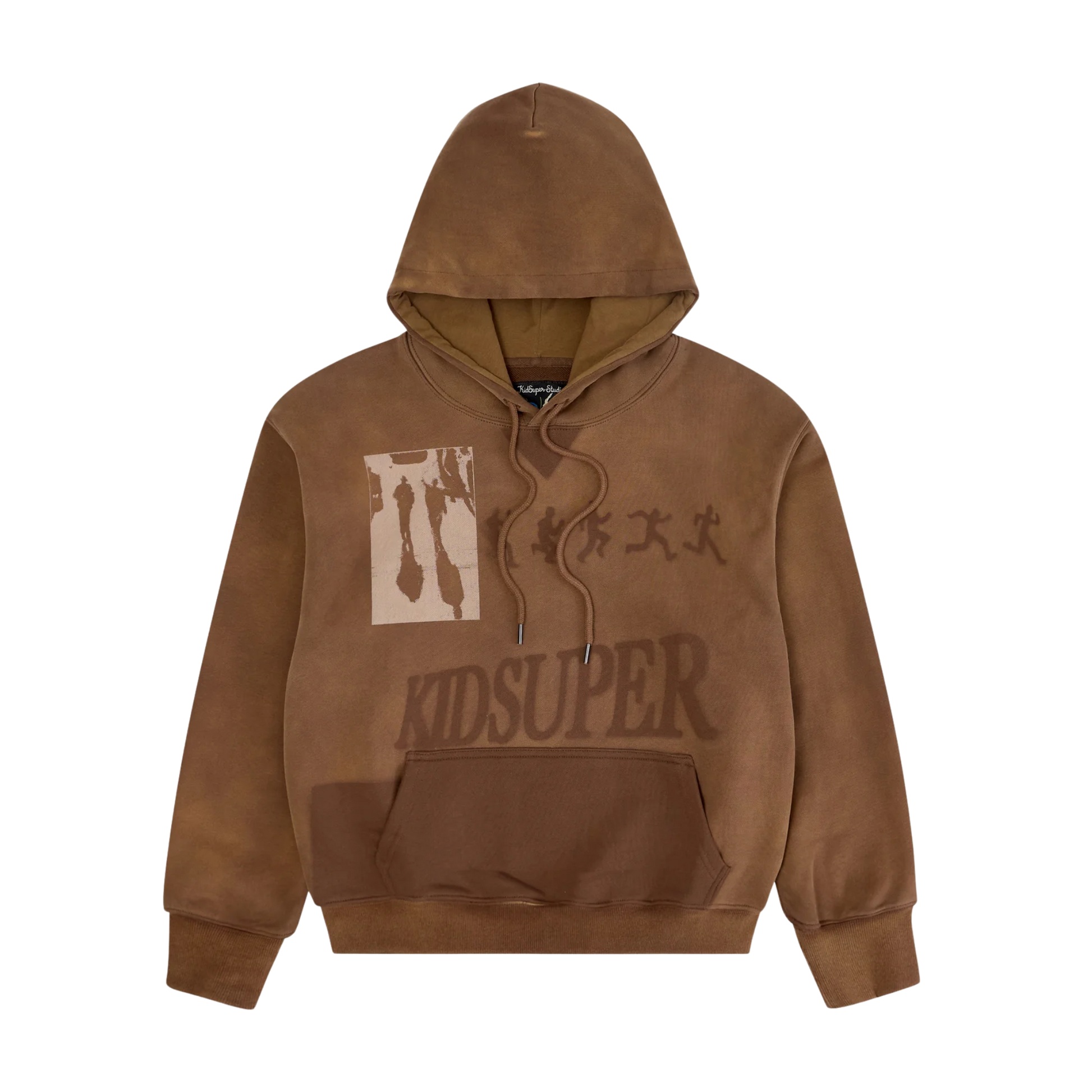 Sun Faded Hoodie Brown