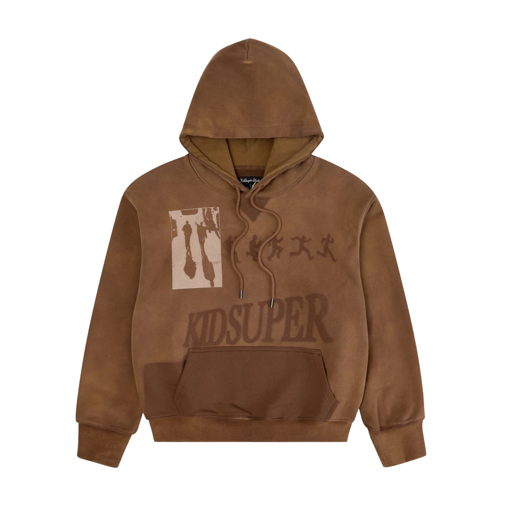 Sun Faded Hoodie Brown