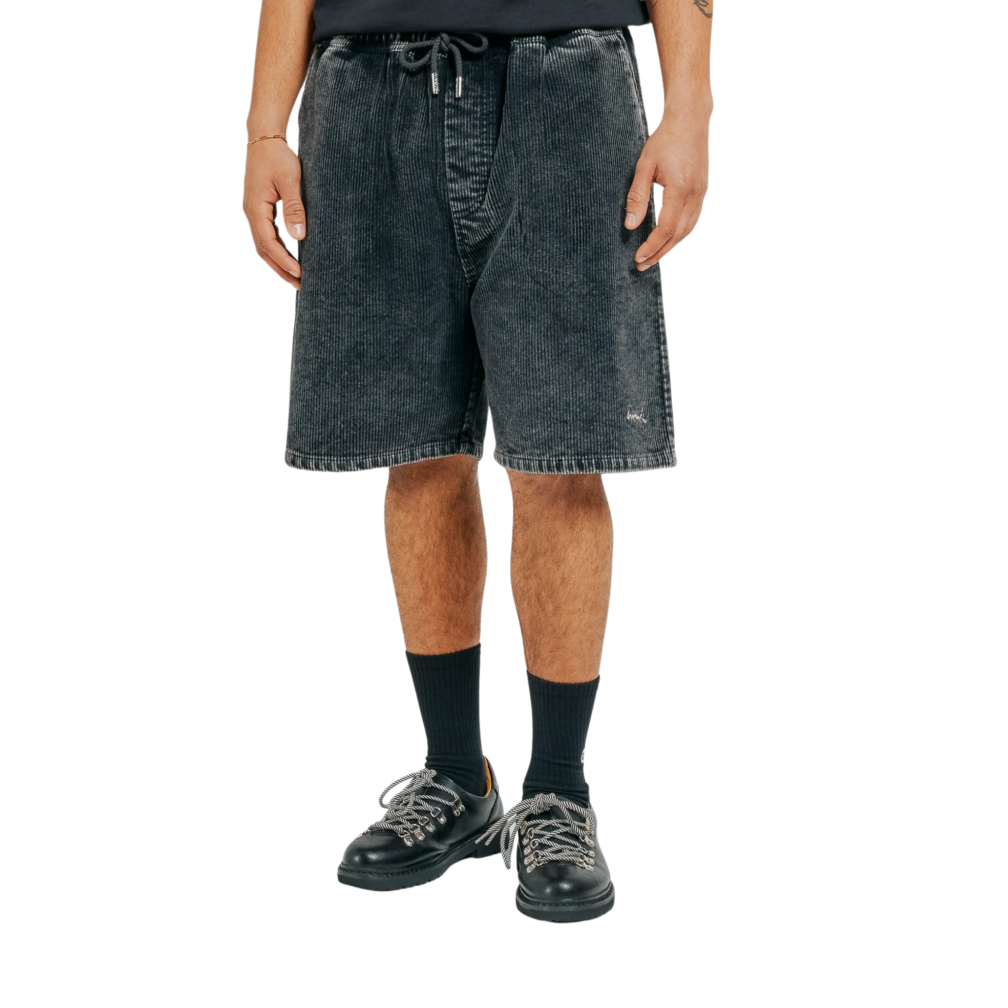 MAGOADO WASHED CORD SHORTS BKW