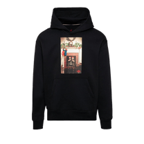 Air Jordan Jumpman Chimney Fleece Pullover Hoodie 'Black/Gym Red'