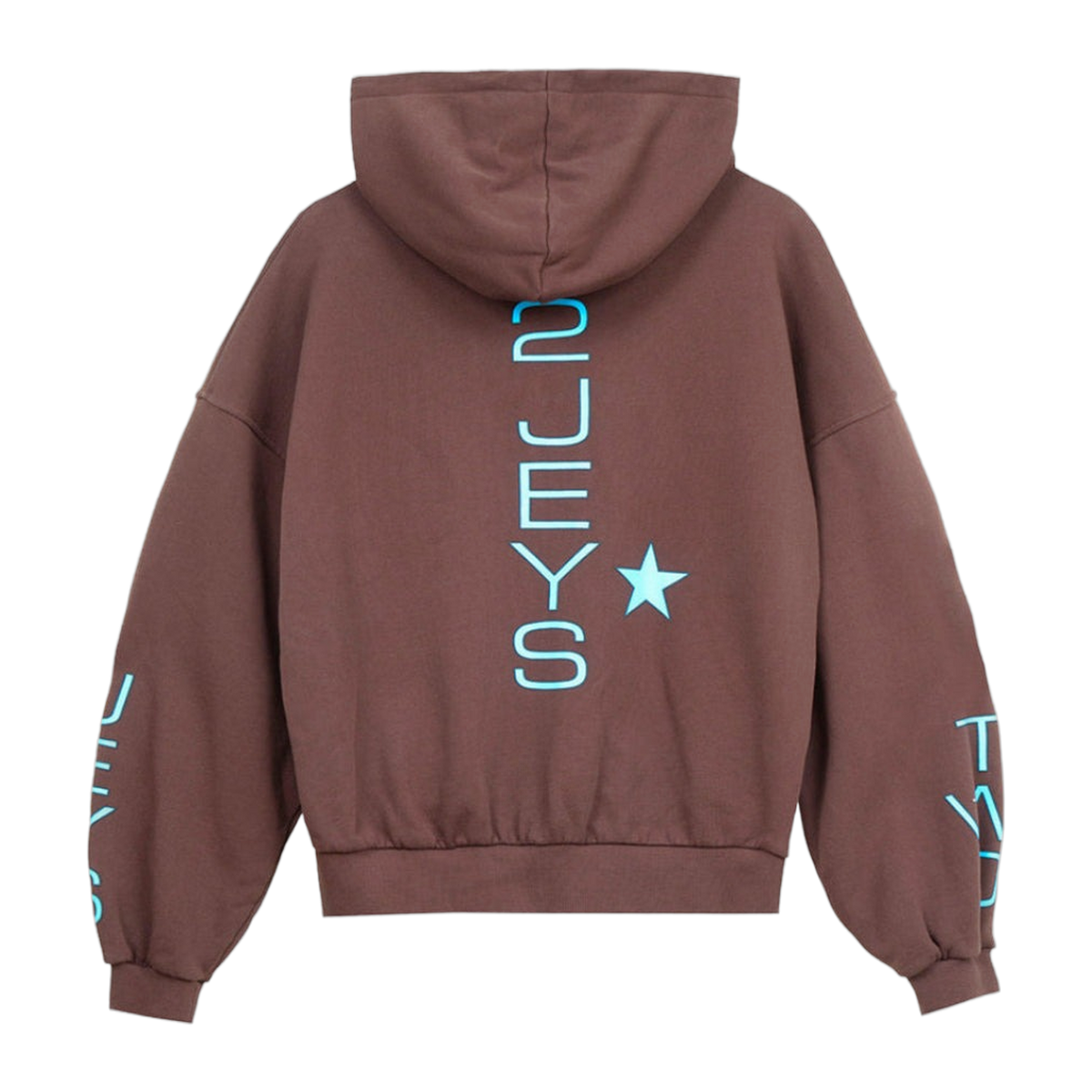 Two Jeys 2 JEYS Zipper Brown
