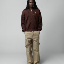 Two Jeys 2 JEYS Zipper Brown