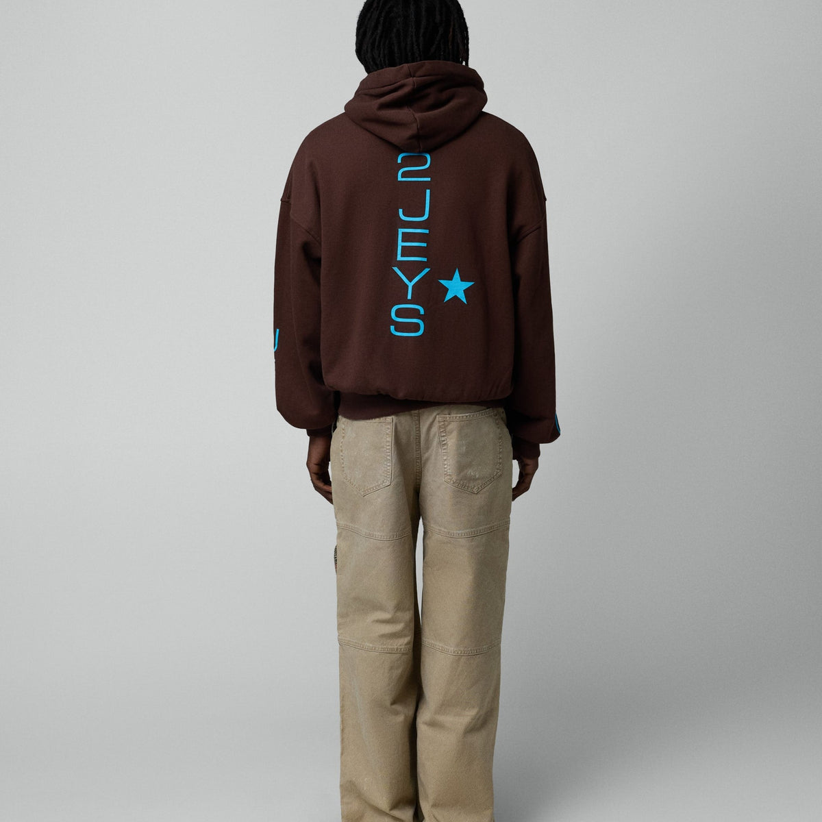 Two Jeys 2 JEYS Zipper Brown
