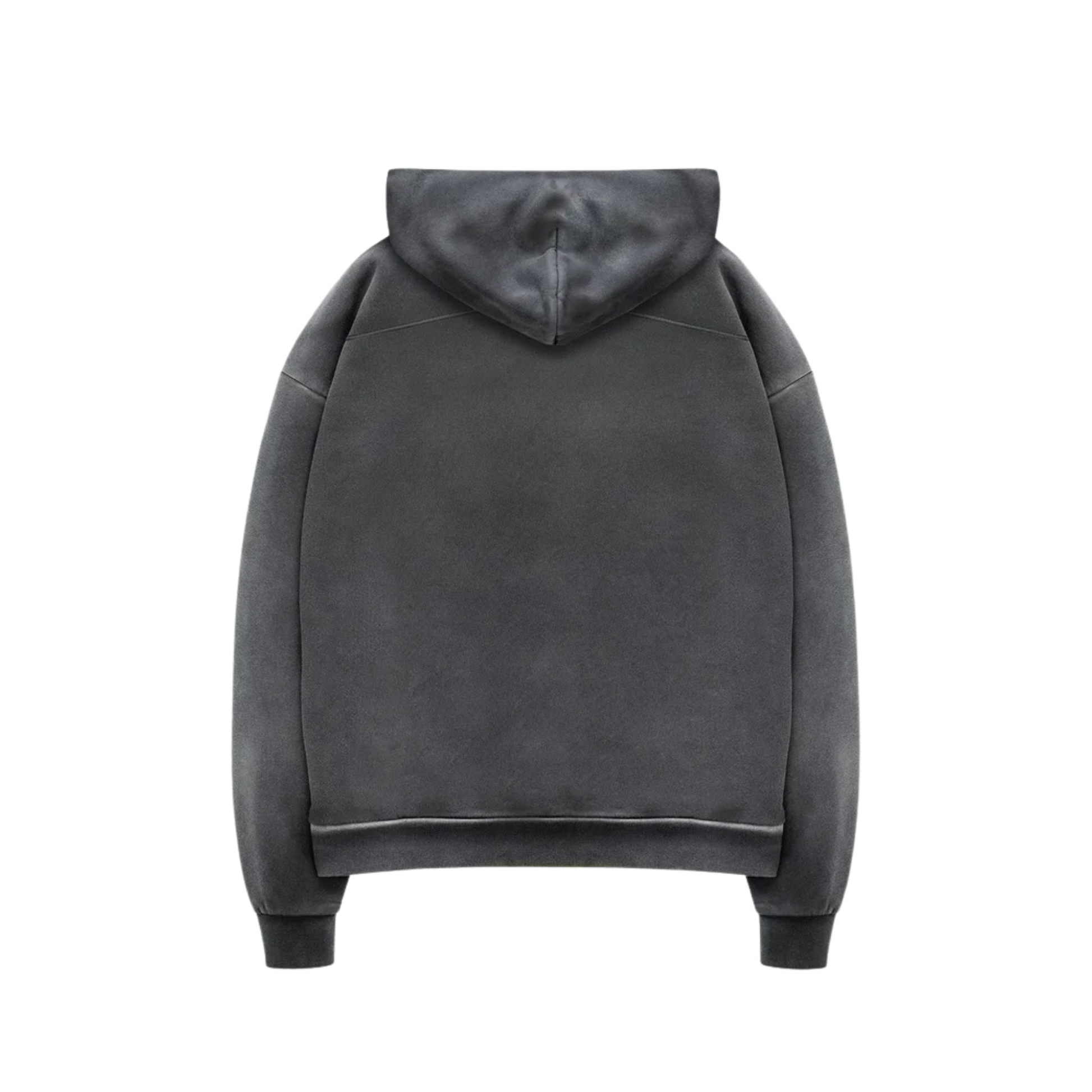 NY PAINT SPLATTER WASHED GREY HOODI