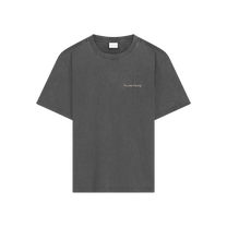 T-shirt Alphabet Travertine Vintage Black