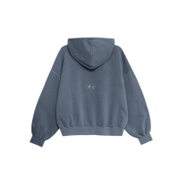 Pigment Dyed Blue Icon Hoodie