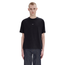 t-shirt boxy micro logo noir