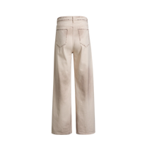 Lacy Baggy Jeans Dirty White