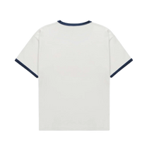Plus Vintage White + Navy Ringer T-Shirt