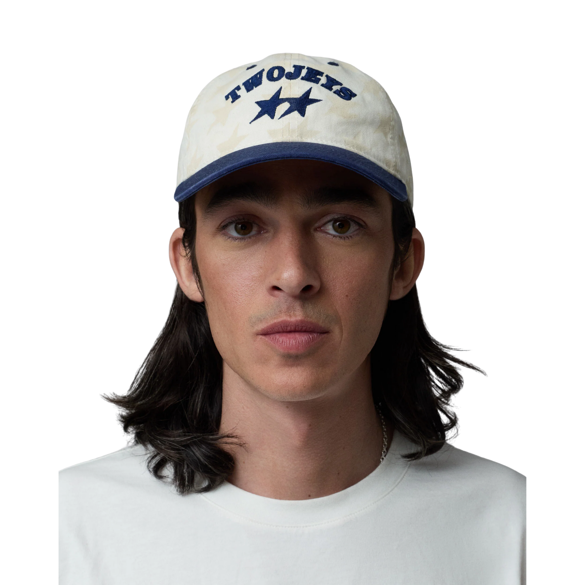 All-Over White Dad Cap
