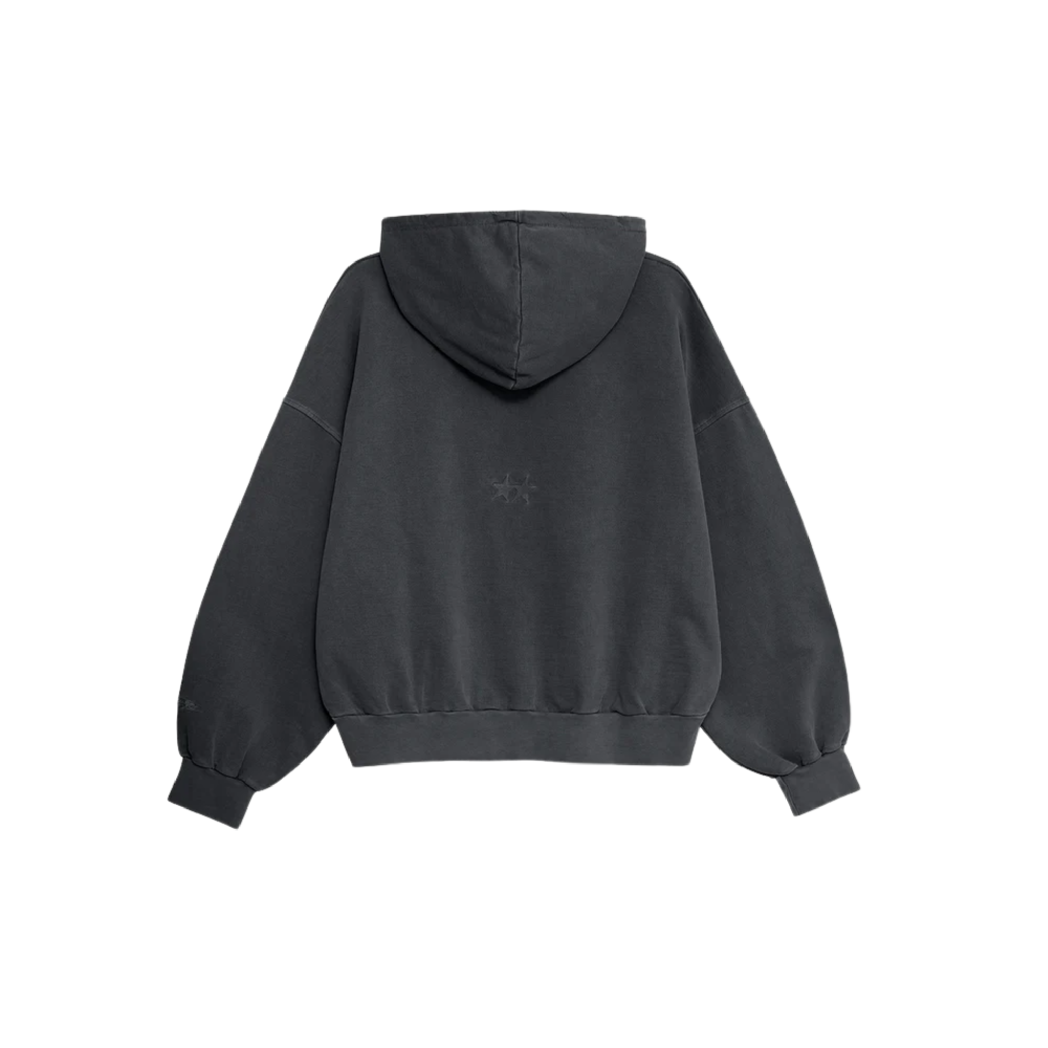 Stone Washed Black Icon Hoodie