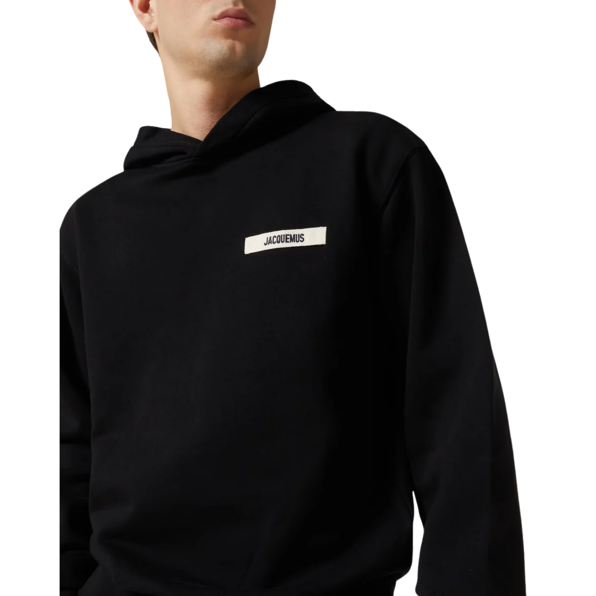 Hoodie avec Capuche Gros Grain Noir