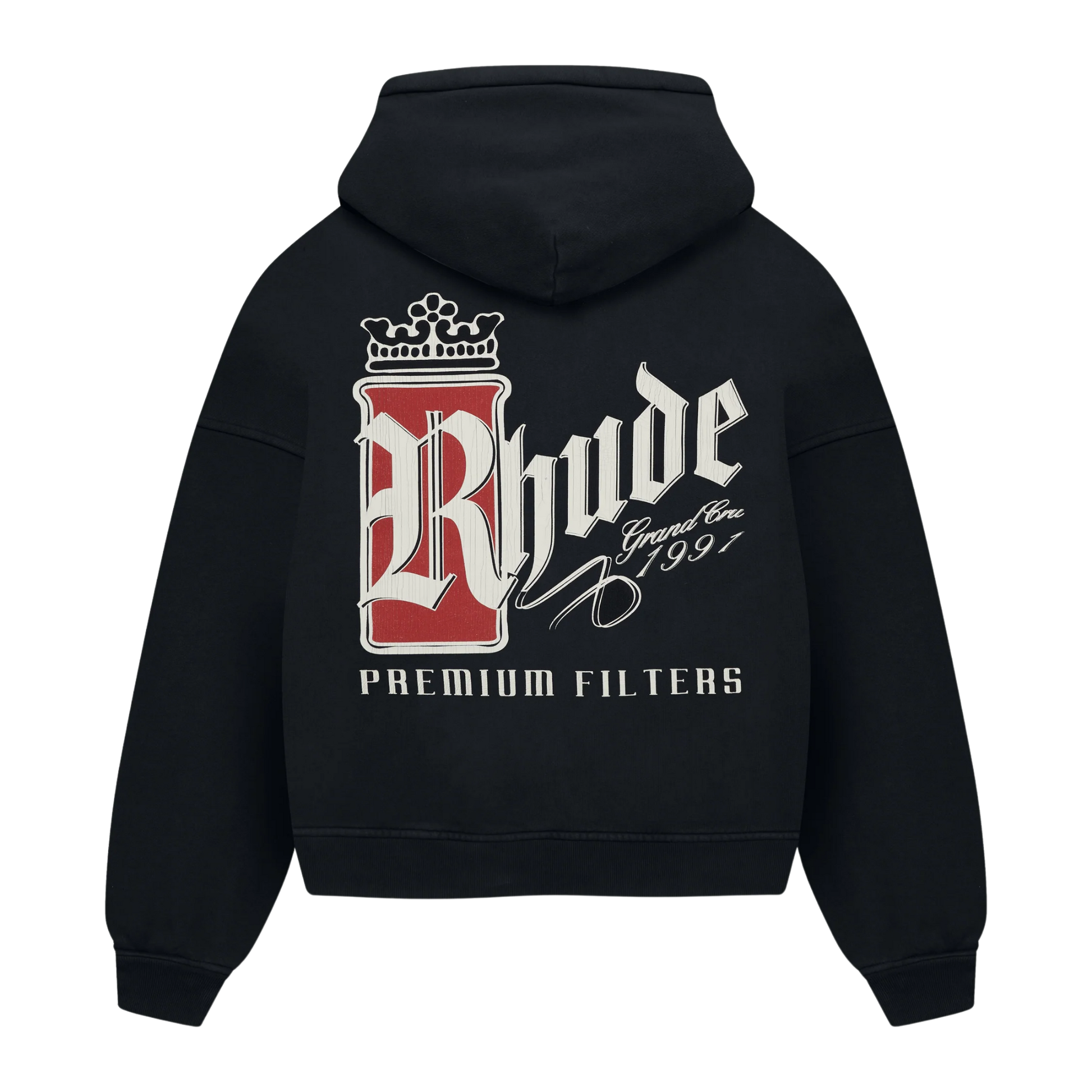 RHUDE FUMAR 91 ZIP-UP HOODIE