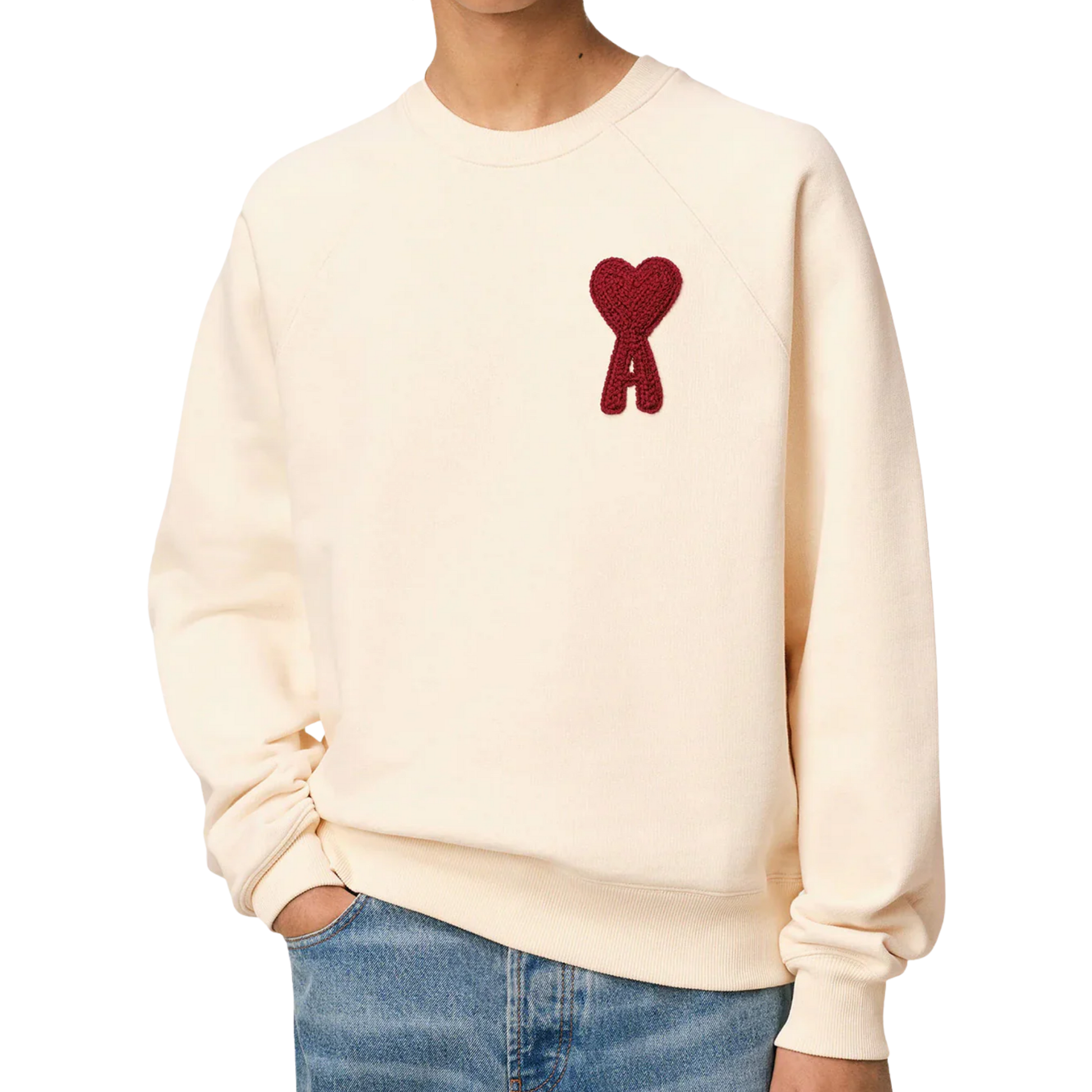 Sweatshirt Ami De Coeur Rouge Patch