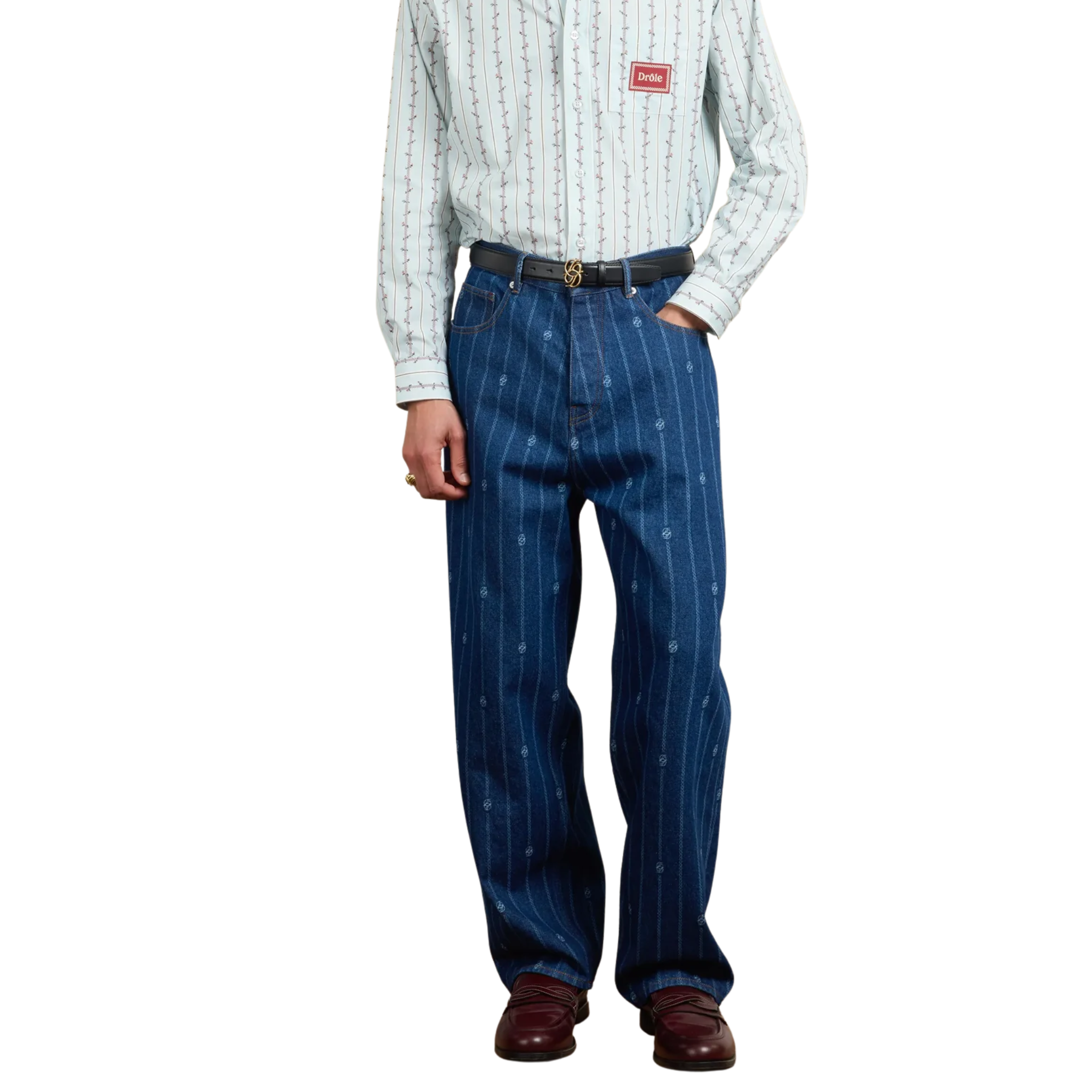 Le Jean Baggy Monogramme