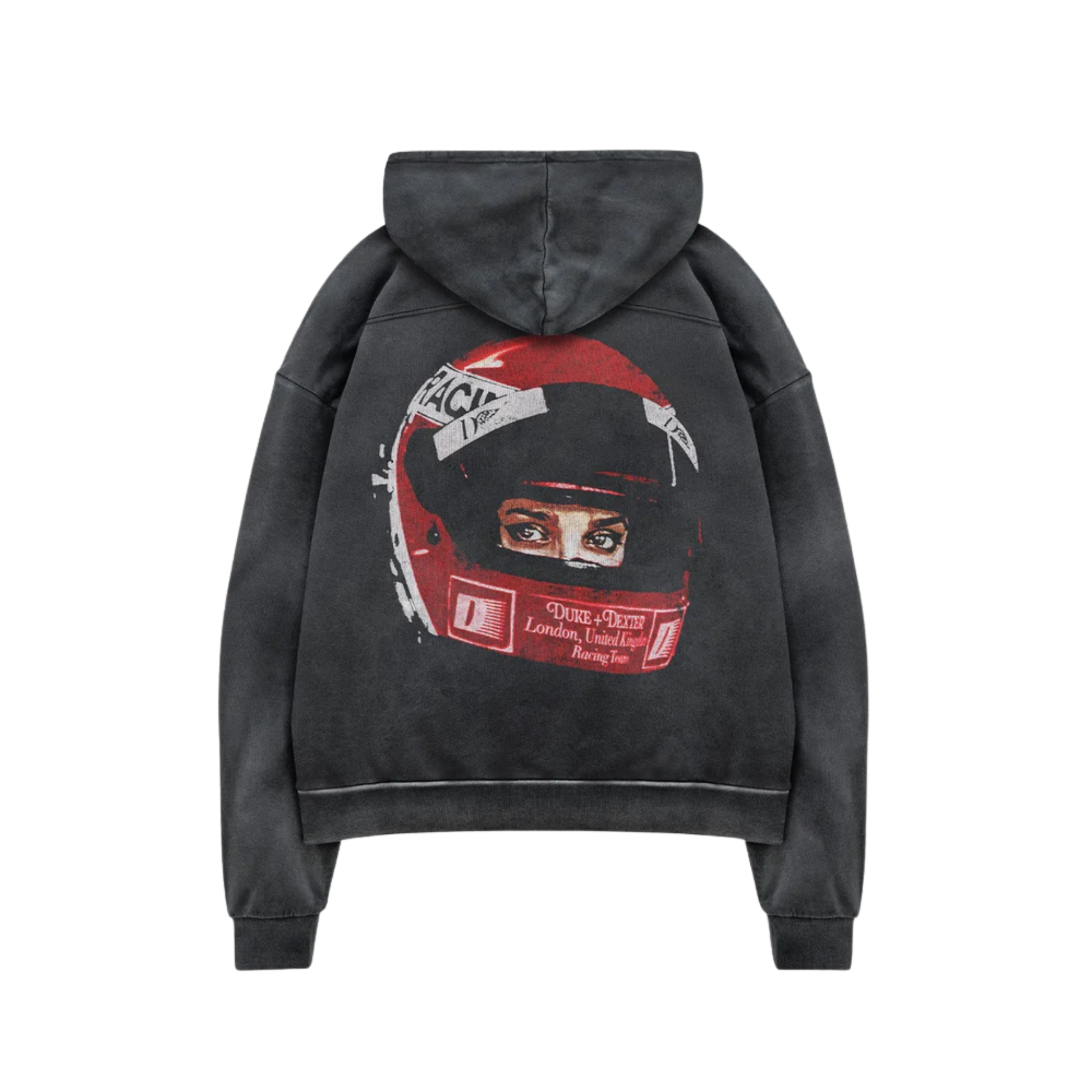 DR1 Helmet Washed Black Hoodie