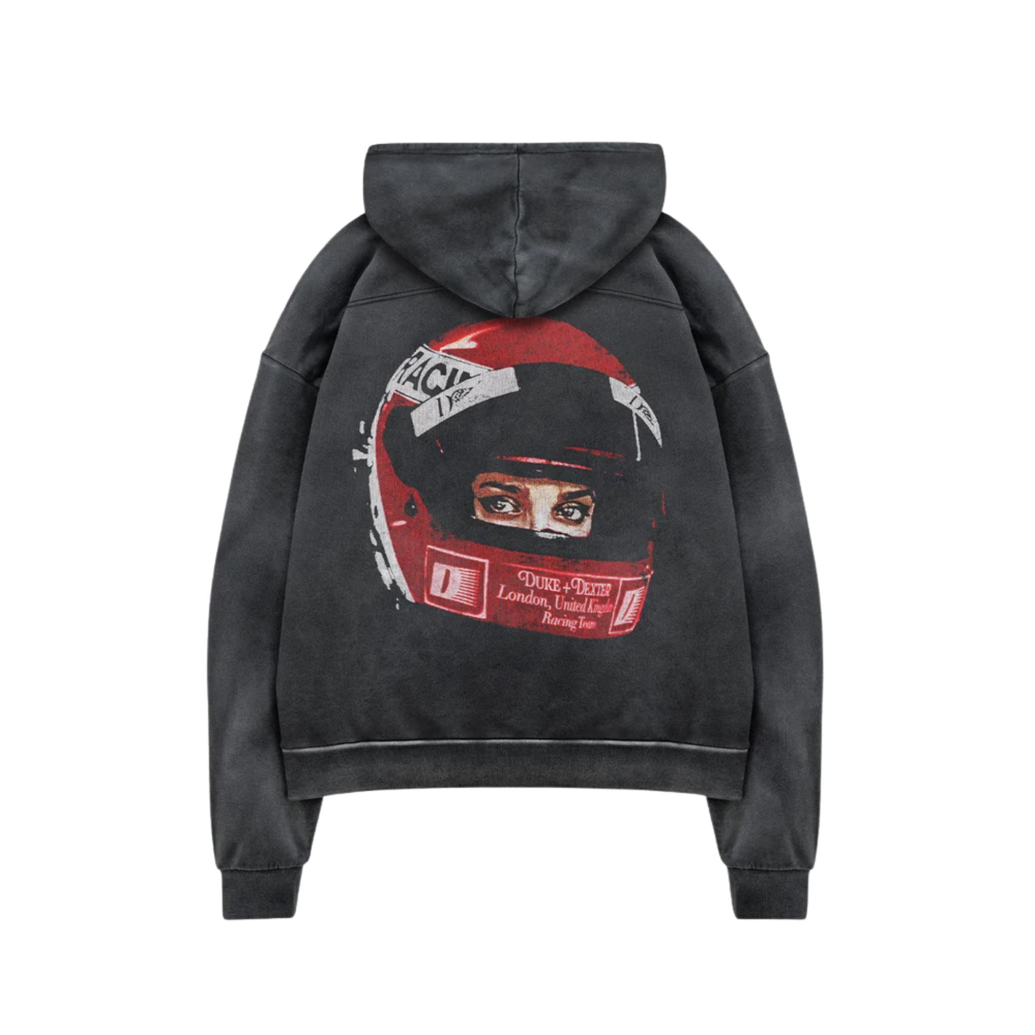 DR1 Helmet Washed Black Hoodie