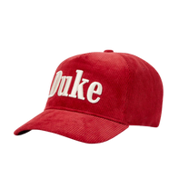 DUKE RED CORDUROY CAP