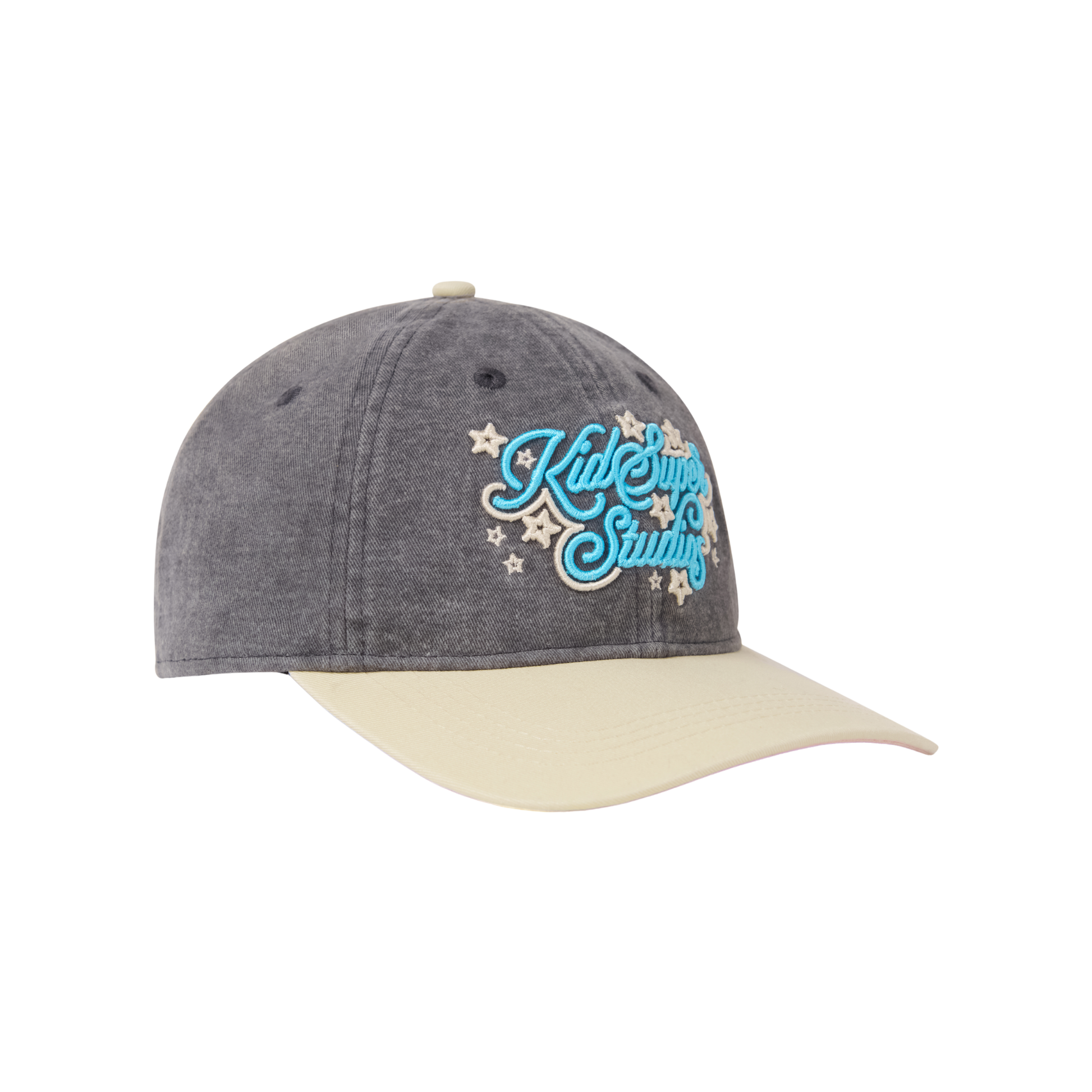 Stars Snapback Hat-Gray
