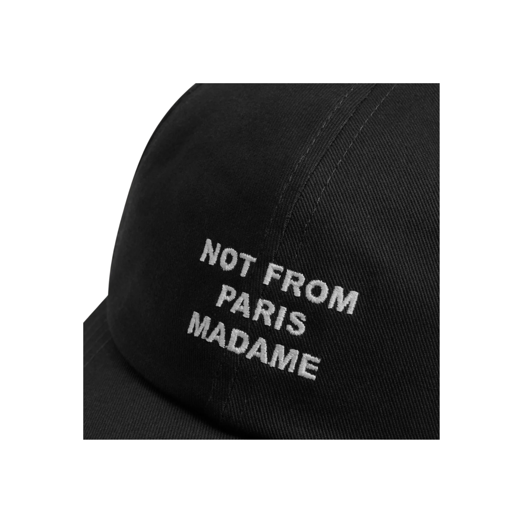 La Casquette Slogan Black