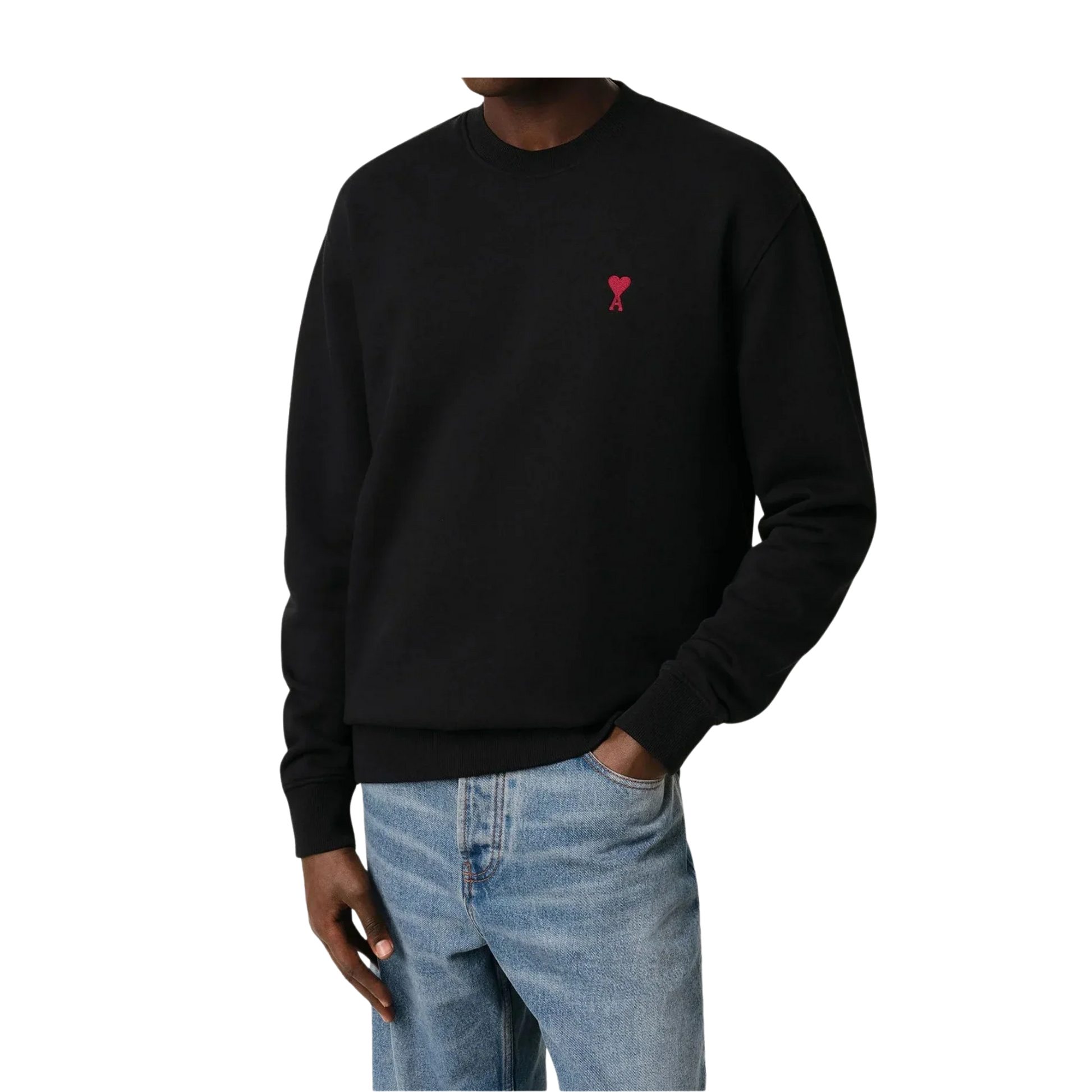 Sweatshirt Ami De Coeur Noir Rouge
