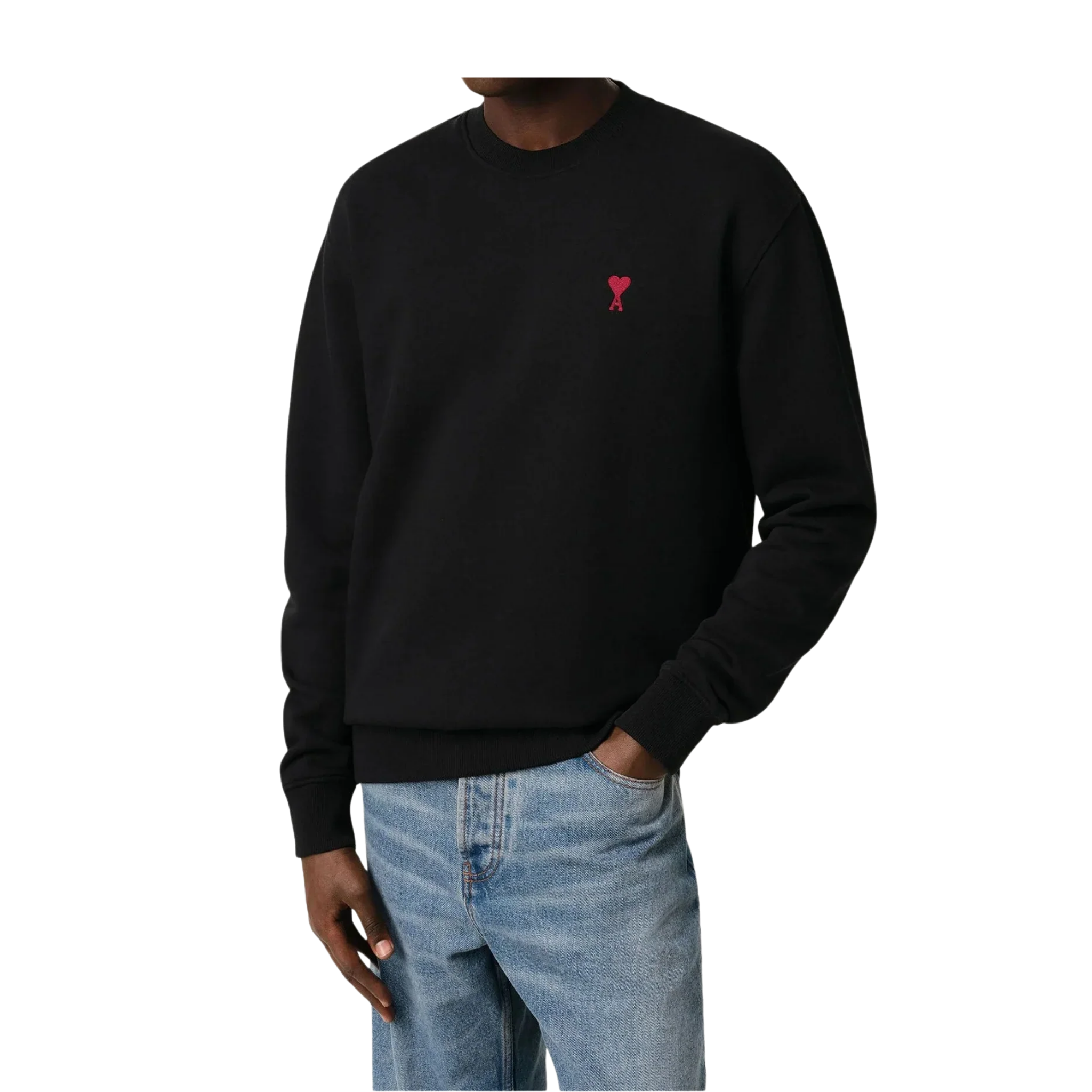 Sweatshirt Ami De Coeur Noir Rouge