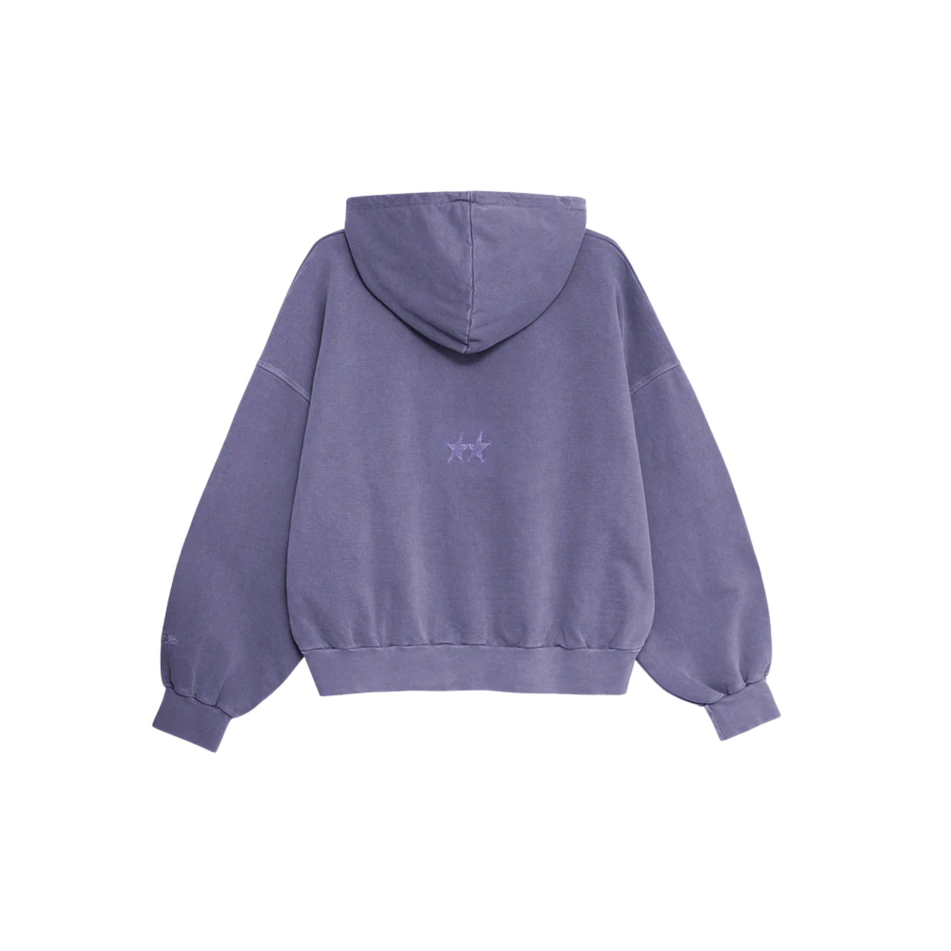 Pigment Dyed Purple Icon Hoodie