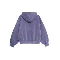 Pigment Dyed Purple Icon Hoodie