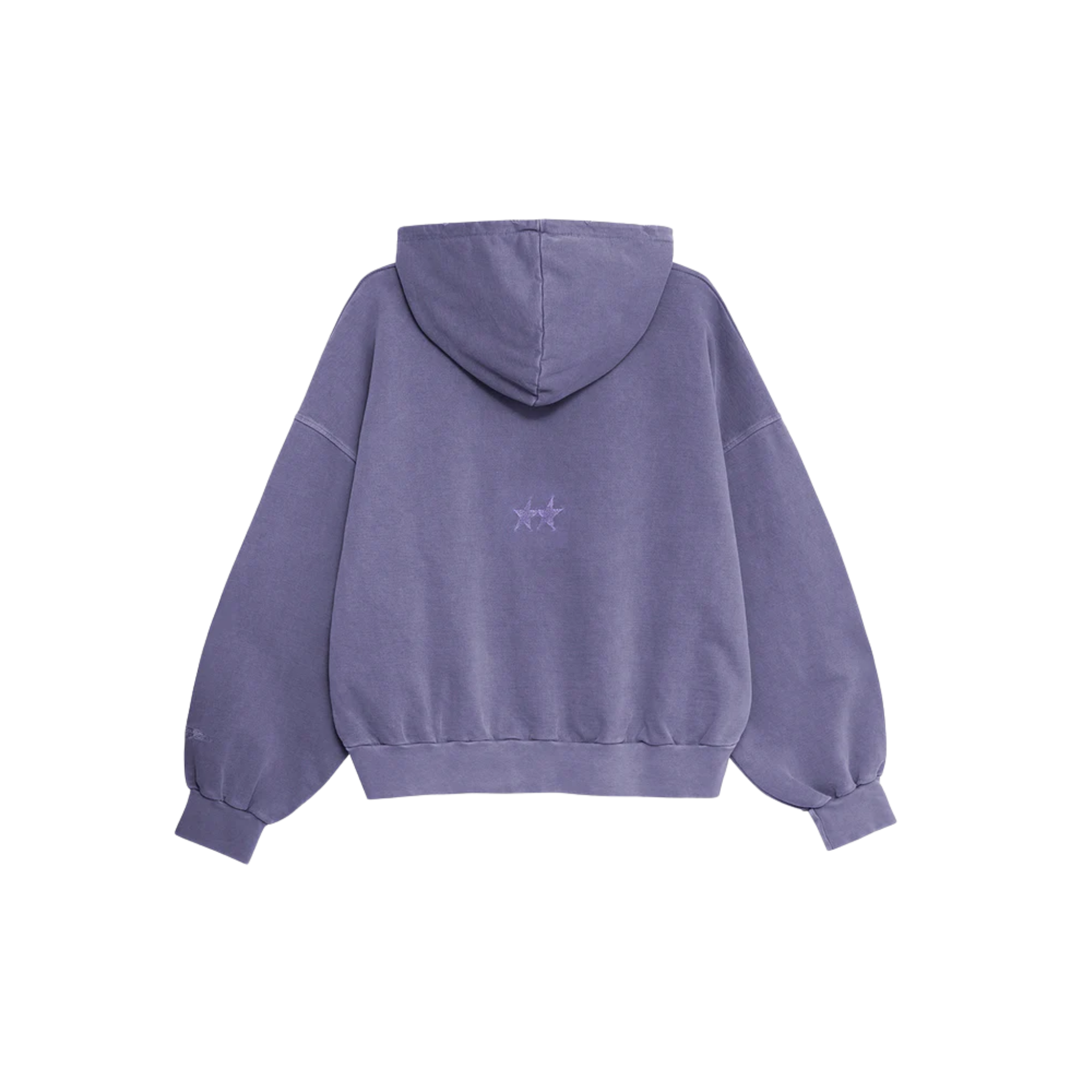 Pigment Dyed Purple Icon Hoodie