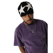 Reversible Icon Black/Purple Beanie