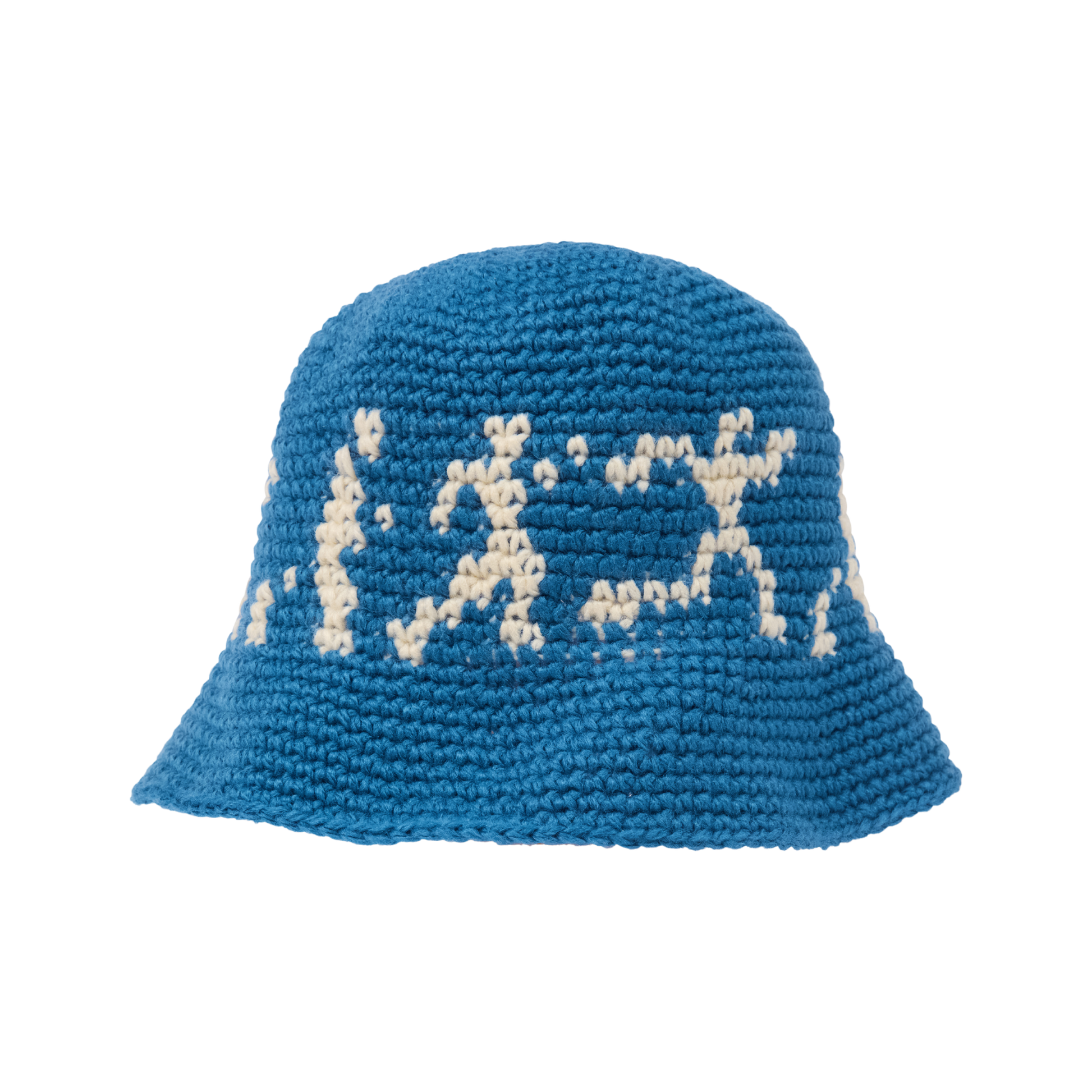 Running Guys Crochet Hat-Blue