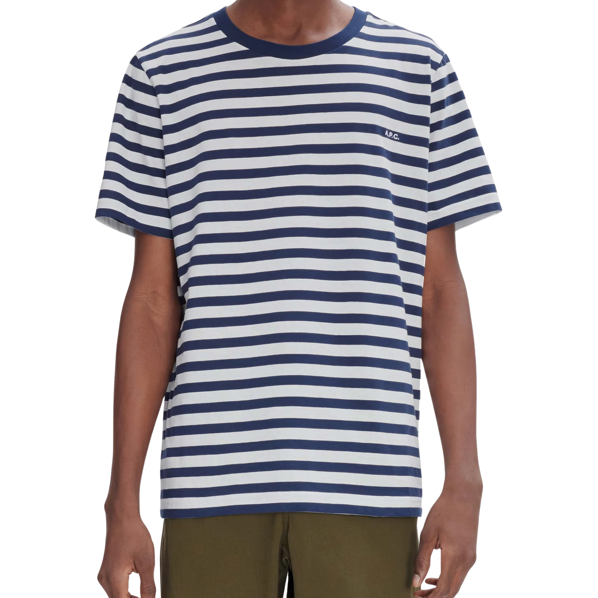 t-shirt standard apc brode raye