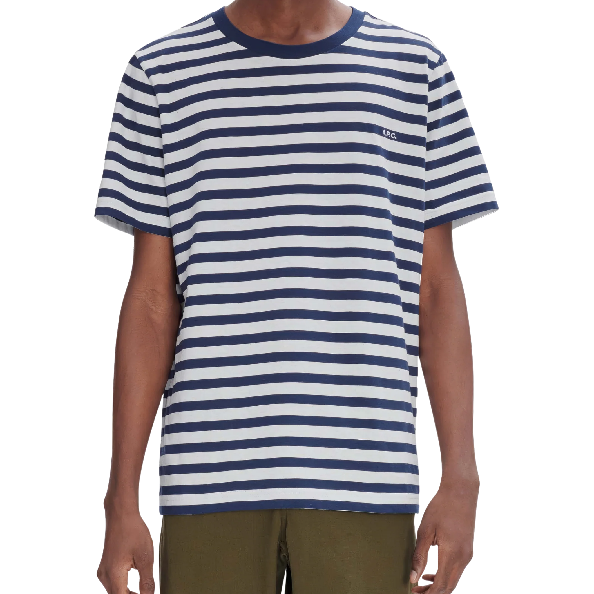 t-shirt standard apc brode raye