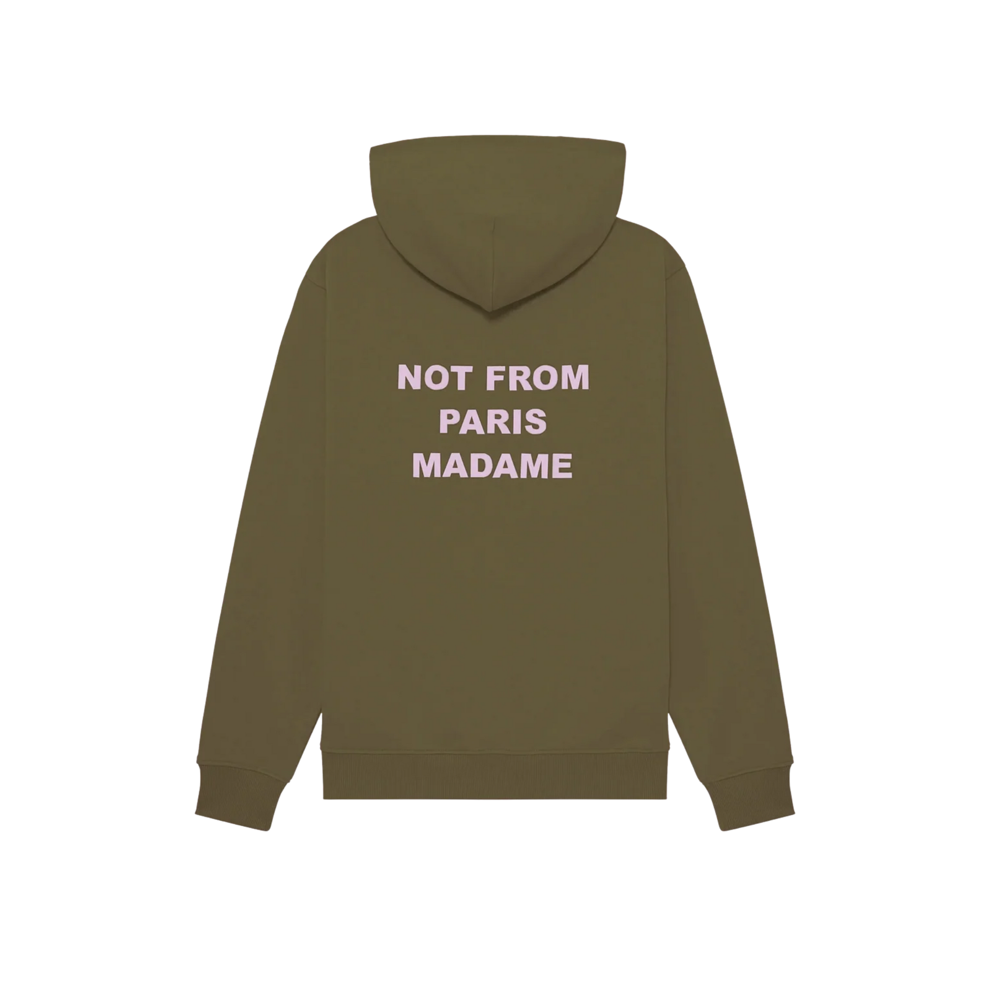 Le Hoodie Slogan Khaki