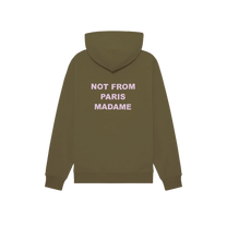 Le Hoodie Slogan Khaki