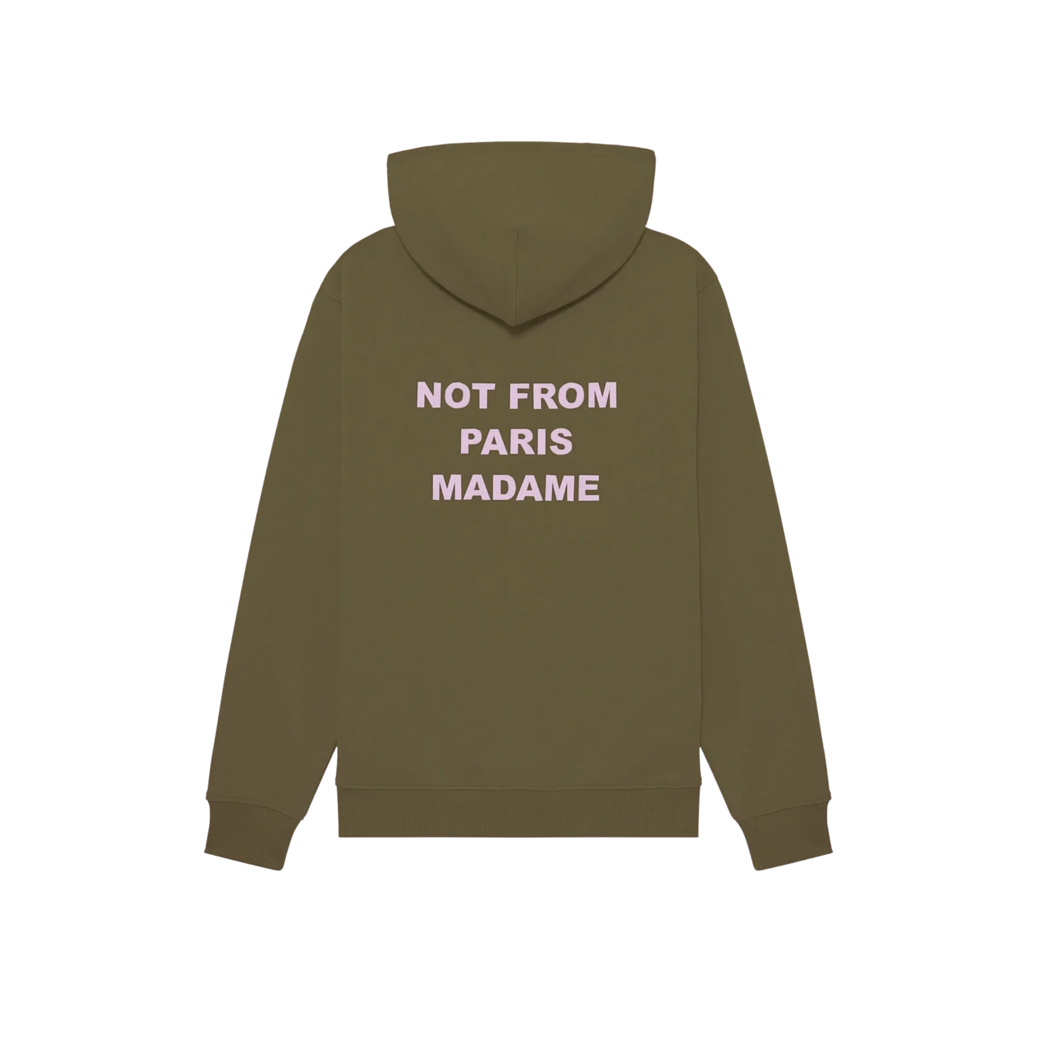 Le Hoodie Slogan Khaki