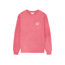 Washed Long Sleeve Slogan T-shirt