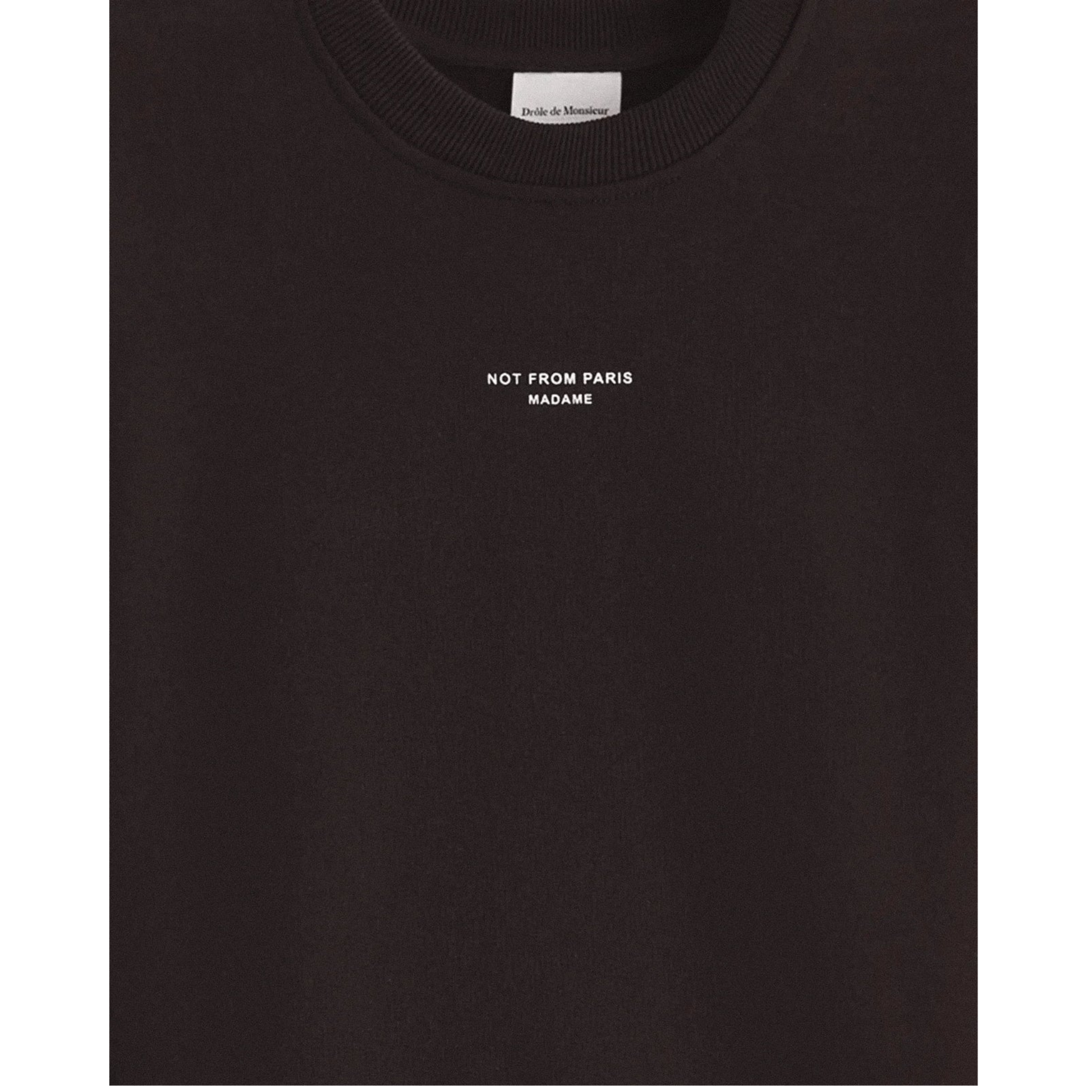 Le Sweatshirt Slogan Classique Brown