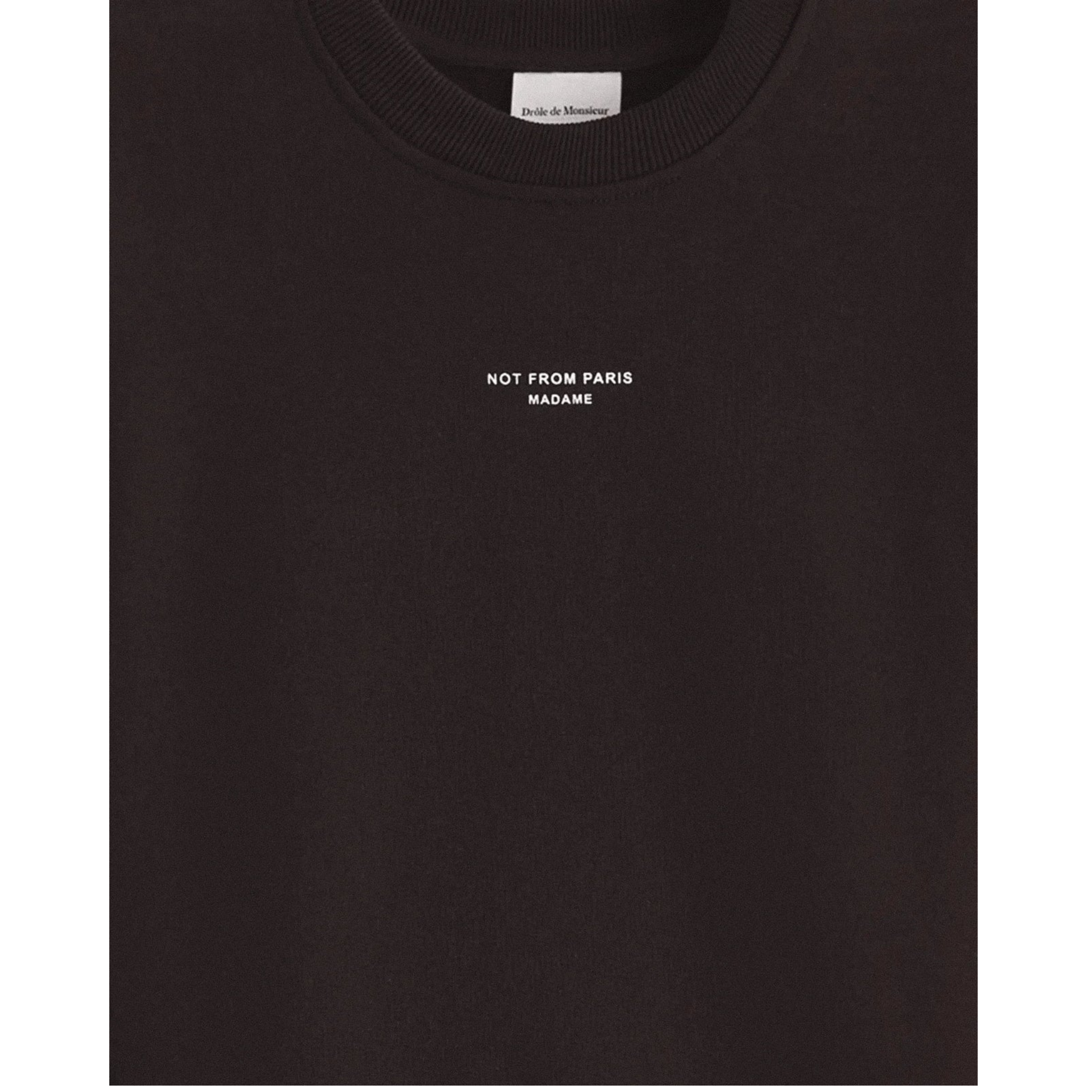 Le Sweatshirt Slogan Classique Brown