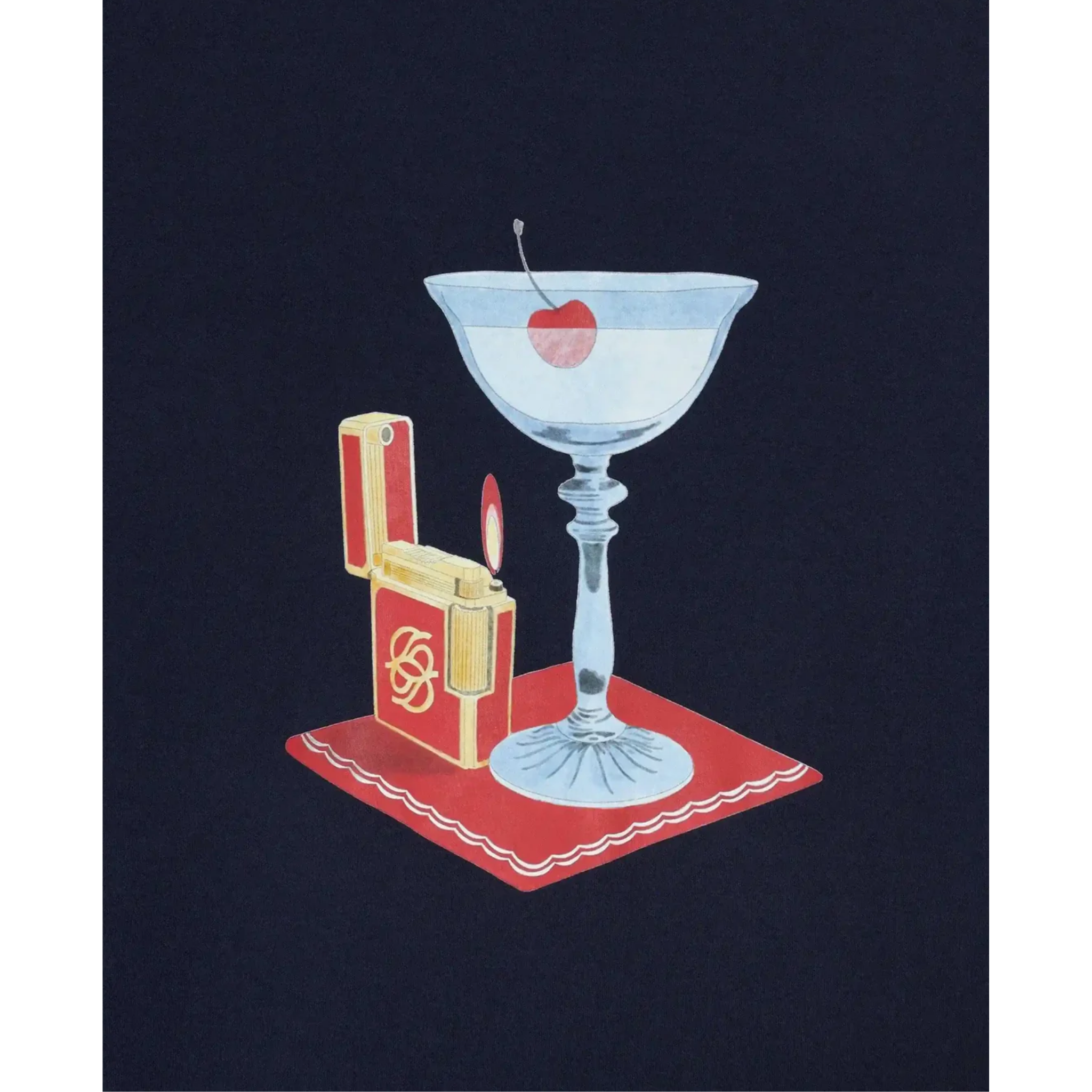 T-Shirt Cocktail Navy