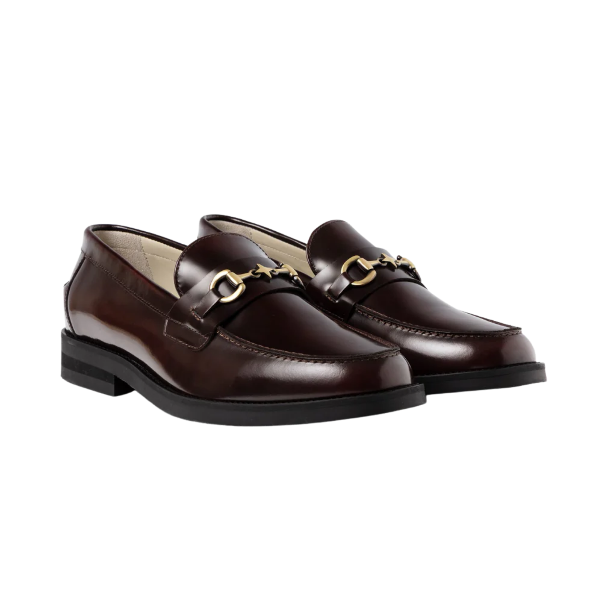 Buffed Red Bit Loafer
