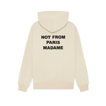 Classic Slogan Hoodie Beige