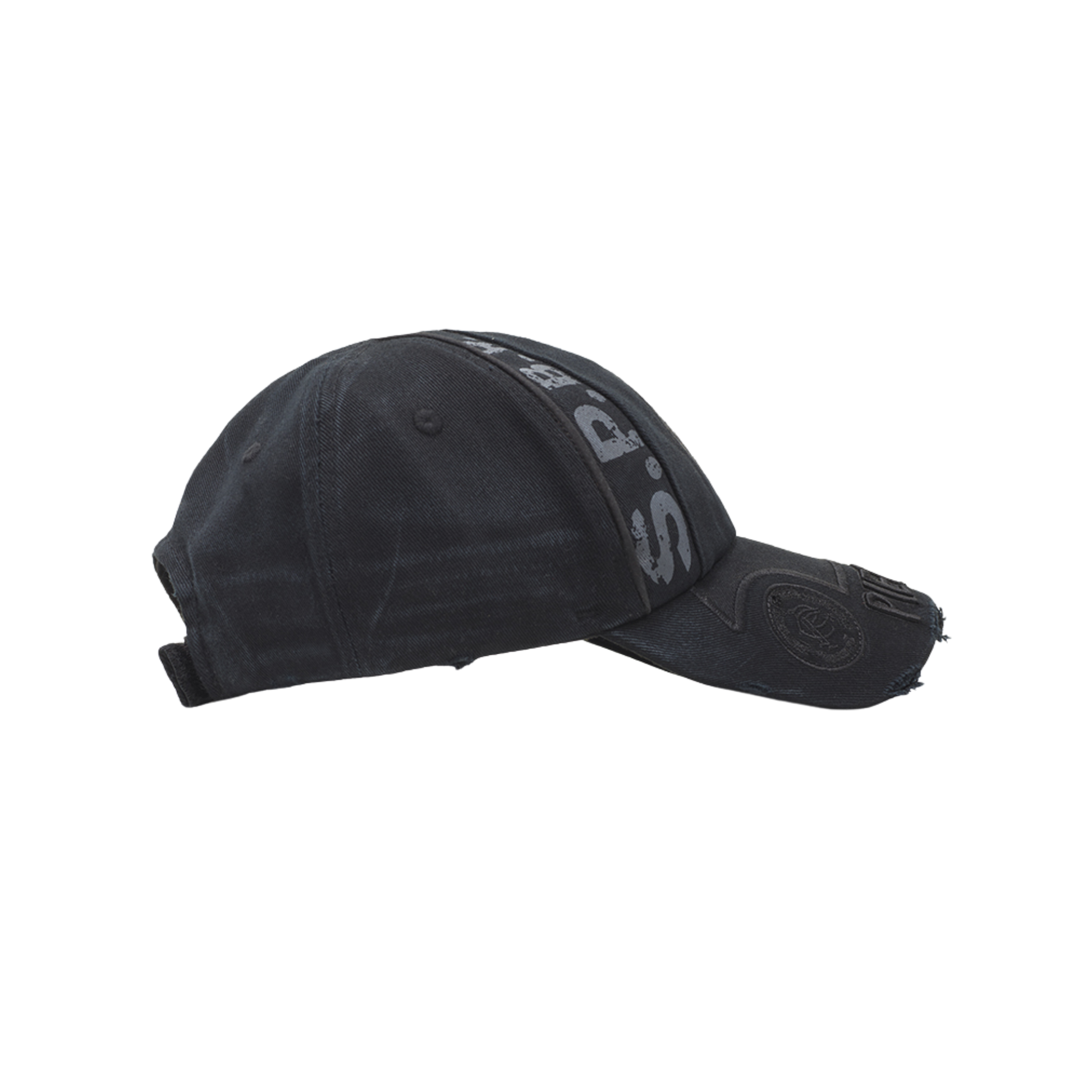 Piet F.C. Distressed Cap - Black
